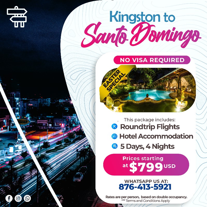 Kingston to Santo Domingo Package